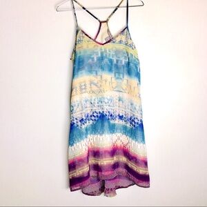 Charlie Jade multi color slip dress, size XS/TP